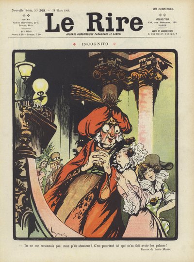 Illustration til Le Rire af Louis Morin
