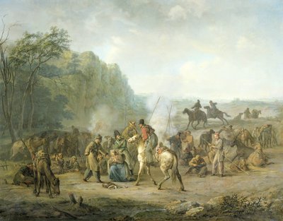 Kosakbivuak, 1813 af Louis Moritz