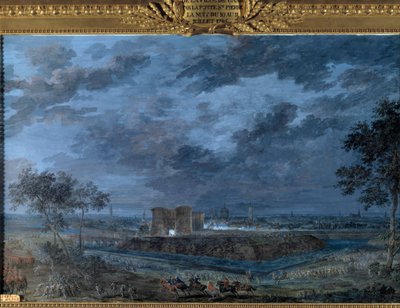Erobringen af Gent natten mellem den 10. og 11. juli af Louis Nicolas van Blarenberghe