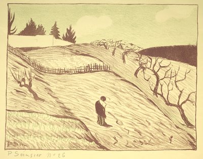 Landskab af Louis Paul Henri Sérusier