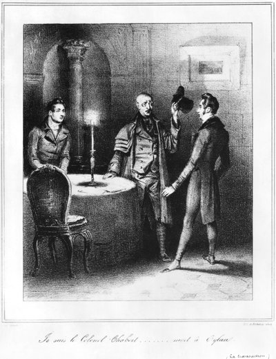 Oberst Chabert, illustration fra 