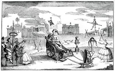 Dårskab triumferende, 1749. af Louis Philippe Boitard