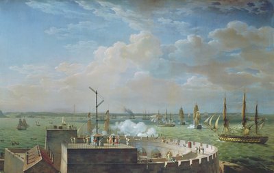 Cherbourg Havn, 1822 af Louis Philippe Crepin