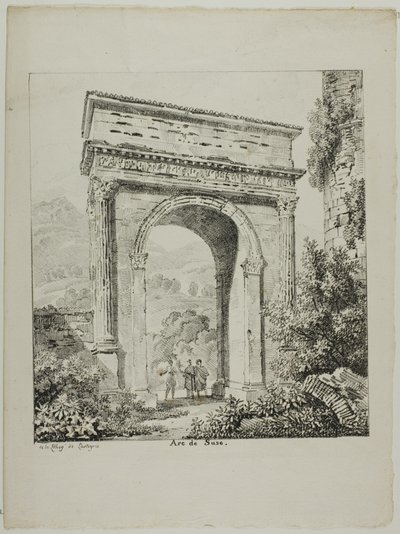 Susa Arch af Louis Pierre Baltard