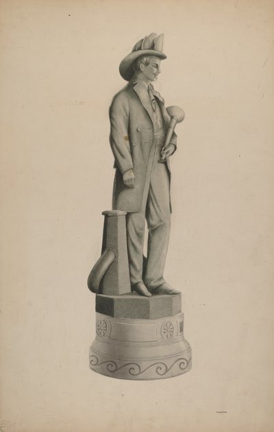 Statue, 19351942. af Louis Plogsted