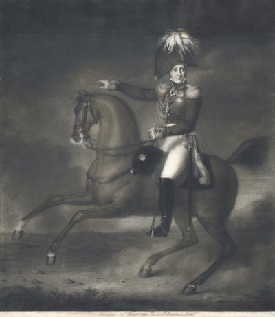 Portræt af grev Alexander Ivanovich Chernyshov 1786-1857 af Louis Rene Letronne
