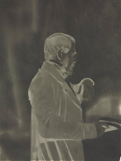 Selvportræt negativ, ca. 1853. af Louis Rémy Robert