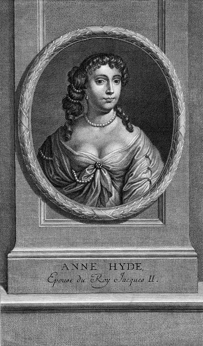 Lady Anne Hyde, c1700-1720. af Louis Simmoneau