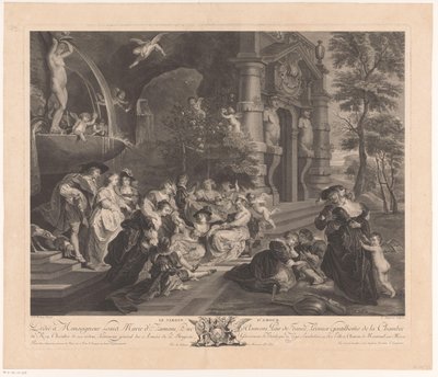 Tuin der Kærlighed The Garden of Love (titel på objekt) af Louis Simon Lempereur