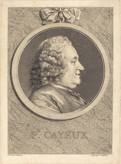 Philippe Cayeux af Louis Simon Lempereur after Charles Nicolas Cochin II