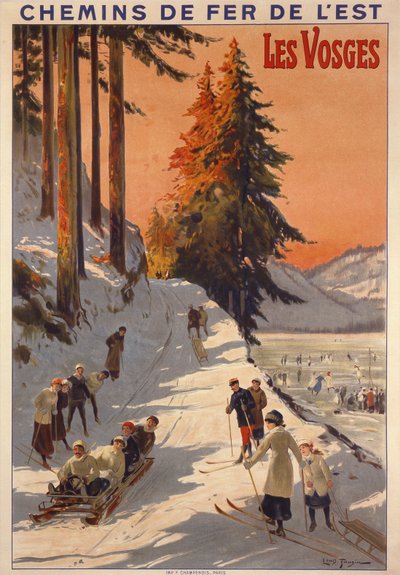 Vogesernes plakat af Louis Tauzin
