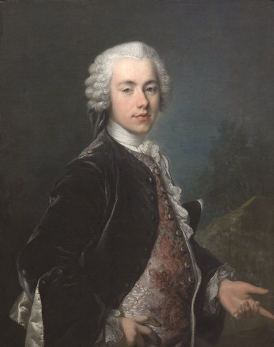 Portræt af Frederik Berregaard af Louis Tocqué