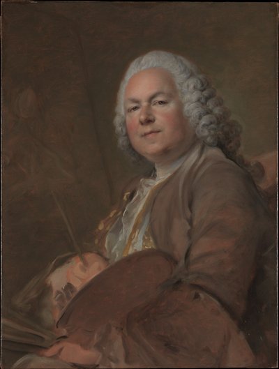 Portræt af Jean-Marc Nattier af Louis Tocqué
