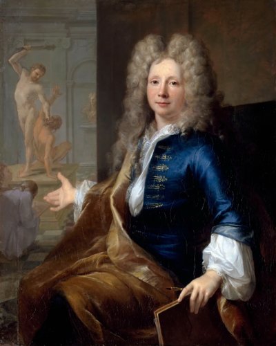 Portræt af Louis Boullogne den Yngre 1654-1733 af Louis Tocqué