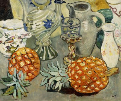 Stilleben med ananas; Natur Morte a l