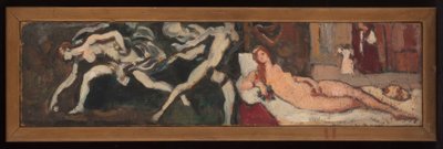 Studier efter Tizians Venus fra Urbino og Guido Renis Atalantas løb, skabt under udstillingen "Italiensk kunst" på Petit Palais. af Louis Valtat