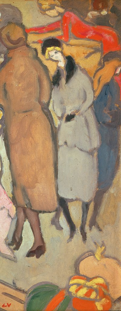 The Passantes (olie på lærred) af Louis Valtat