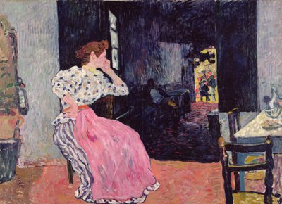 Kvinde ved kabareten af Louis Valtat