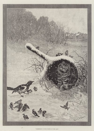 Besiddelse er ni punkter i loven af Louis Wain