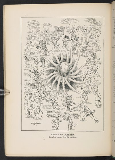 Socialisme, fra s.46, Louis Wain Annual af Louis Wain