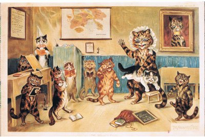 The Naughty Puss, Postkort, 1960