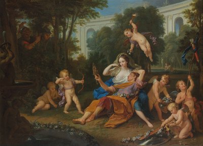 Rinaldo og Armida, 1704 af Louis de Boullogne
