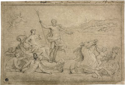 Neptuns og amfitrits triumf, 1706-07 af Louis de Boullongne