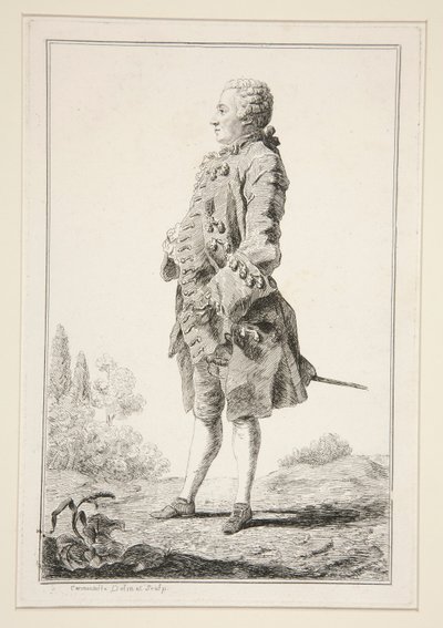 Baron af Bezenval af Louis de Carmontelle