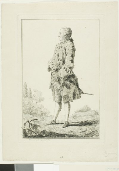 Peter Josef-Victor de Benseval af Louis de Carmontelle