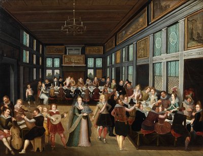 Bryllupsfest af Louis de Caullery