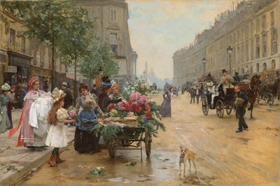 Rue Royale, Paris af Louis de Schryver