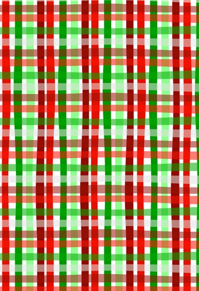 Christmas Wrap check, 2017, Digital Media af Louisa Hereford