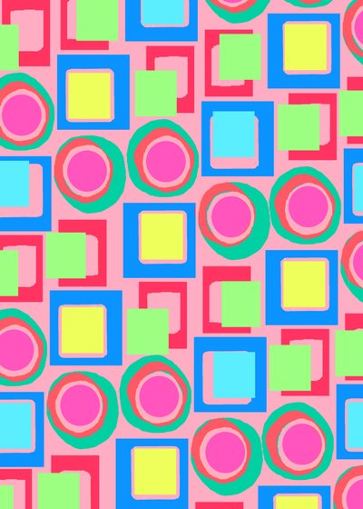 Cirkler og firkanter (digitale) af Louisa Hereford