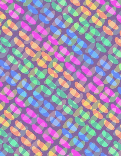 Dotted Check, 2011 (digital) 99;mønster; dekorative; motiv; design; farverig; af Louisa Hereford