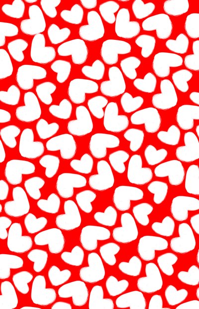 Drawn Hearts, 2014 (digitalt billede) af Louisa Hereford