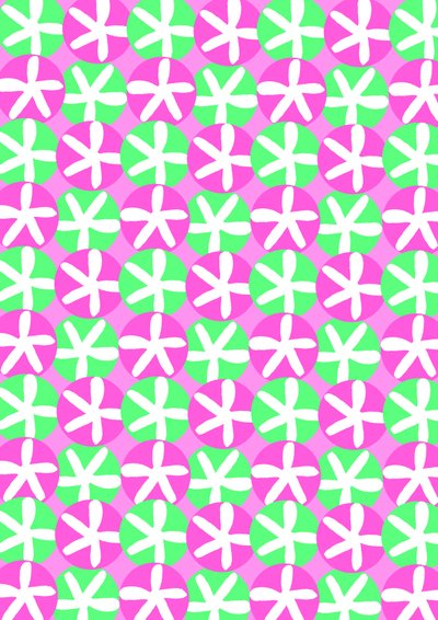Blomster og pletter (digitale) af Louisa Hereford