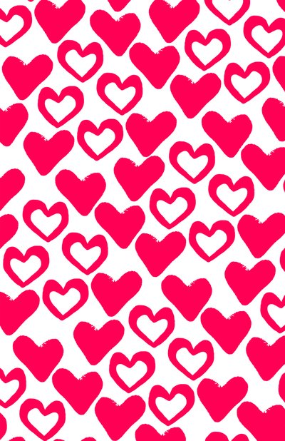 Simple Hearts, digitalt billede (2014) af Louisa Hereford