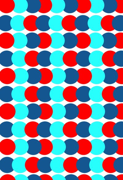 Spots in a row, 2015, Digital Media af Louisa Hereford