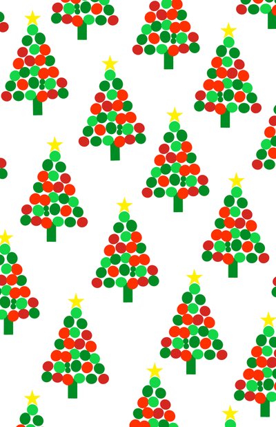 Spotty Trees, 2017, Digital Media af Louisa Hereford