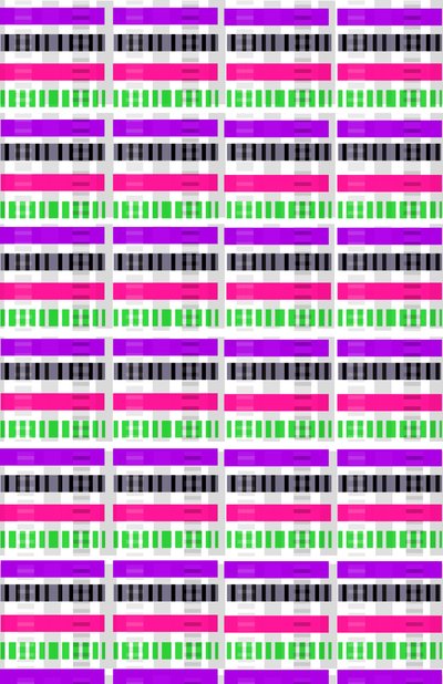 Stripe and Check, 2014 (digitale medier) af Louisa Hereford