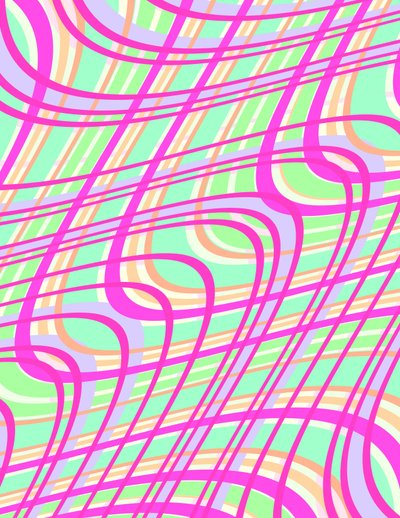 Swirly Check, 2011 (digital) af Louisa Hereford