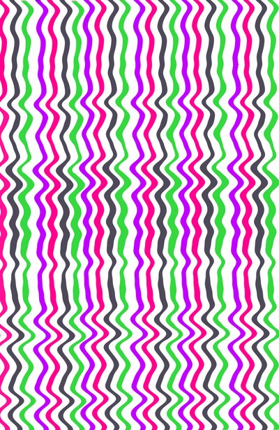 Wavy Stripe, 2014 (digitale medier) af Louisa Hereford