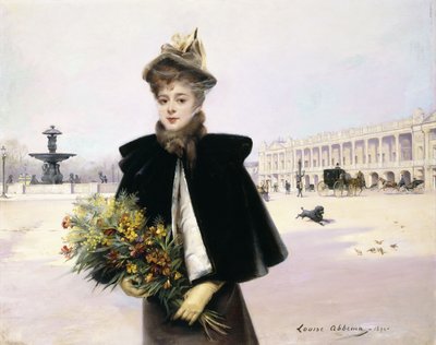 april morgen, 1894 af Louise Abbéma