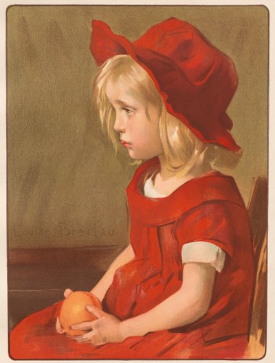 Pige med appelsin af Louise Breslau