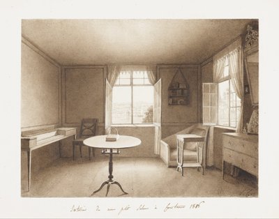 Kunstnerens tegnestue ved Bodensøen af Louise Cochelet