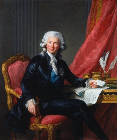 Portræt af Charles-Alexandre de Calonne (1734-1802) af Elisabeth Louise Vigee Lebrun