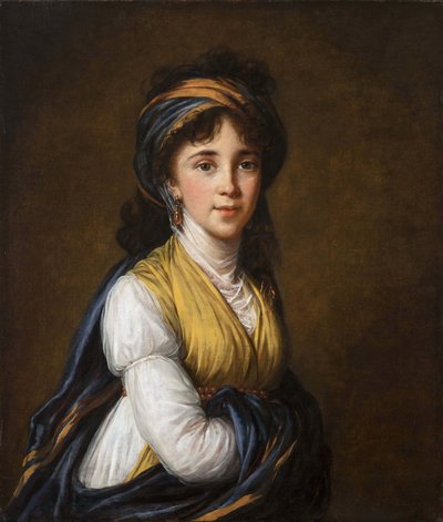 Portræt af grevinde Anna Grigoryevna Belosselsky-Belozersky 1773-1846, 1798. af Elisabeth Louise Vigee Lebrun