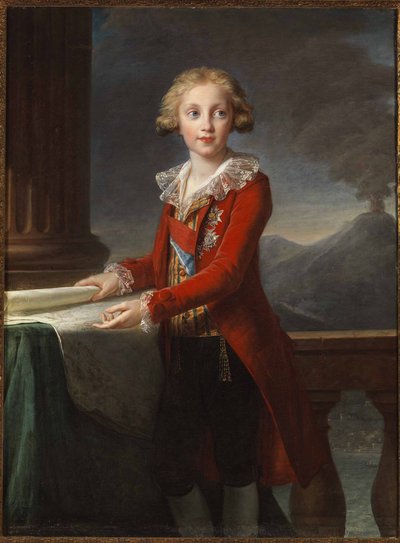 Portræt af kong Frans I af de to Sicilier 1777-1830, 1790. af Elisabeth Louise Vigee Lebrun