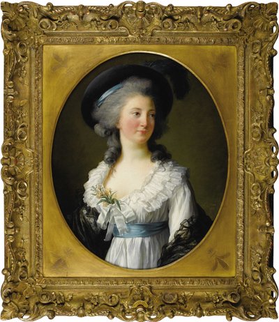 Portræt af Madame de Moreton, grevinde af Chabrillan, 1782. af Elisabeth Louise Vigee Lebrun
