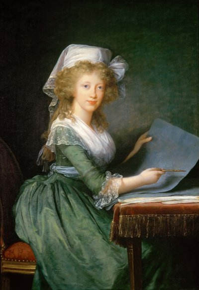 Prinsesse Luisa Maria af Napoli og Sicilien 1773-1802, ca. 1790. af Elisabeth Louise Vigee Lebrun